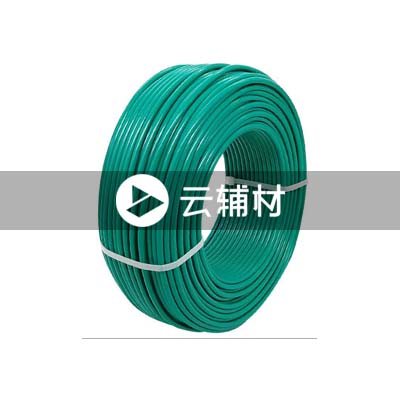武汉二厂BVR10^铜塑软单芯电缆 绿 100米