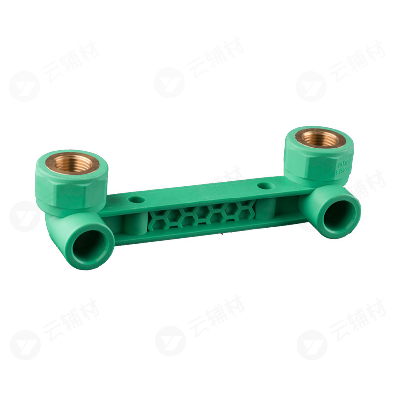 柏可威绿色PPR 连体双内螺弯头20*1/2
