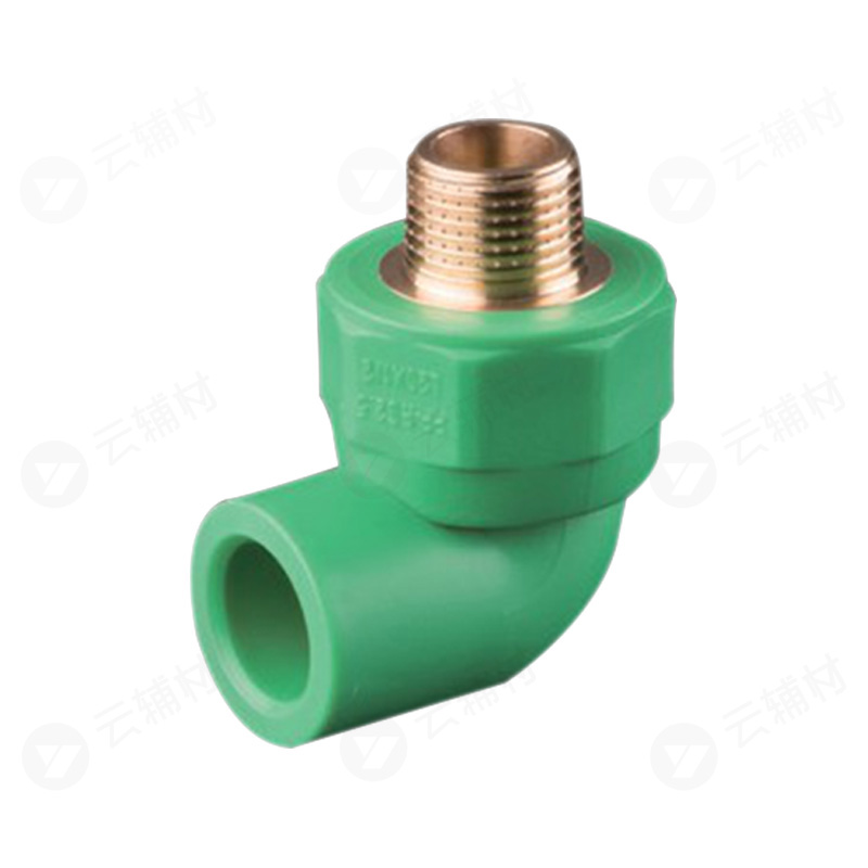 柏可威绿色PPR 外螺弯头20*1/2