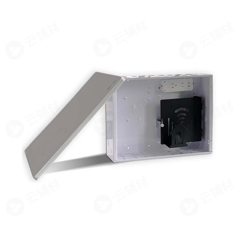 云辅材弱电箱300*400带支架电源