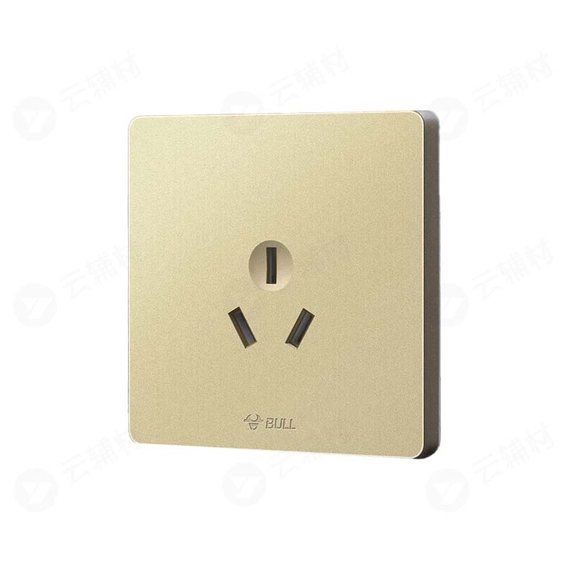 公牛 G12金 三孔16A/Z104