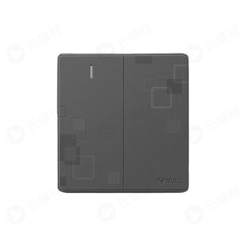 公牛 G18钛金灰 二开双 K212C