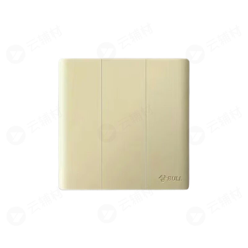 公牛 G25香槟金 大板三开双K312（16A）