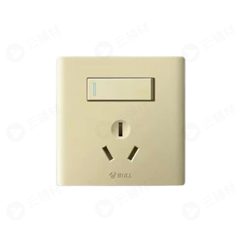 公牛 G25香槟金 一开16A  E204A
