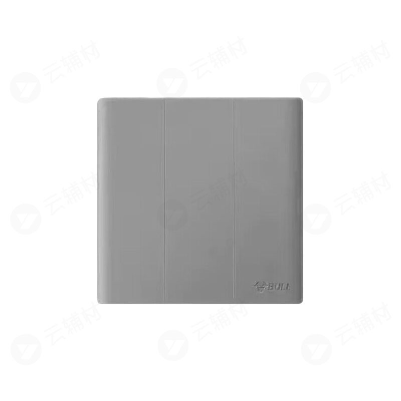 公牛 G25星空灰 三开双K312（16A）