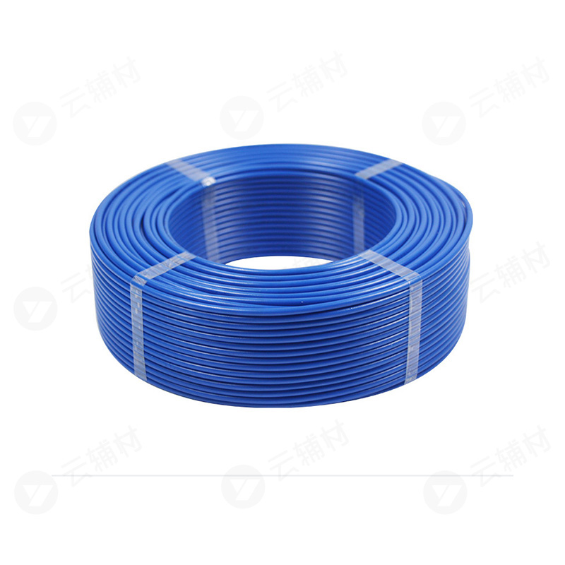 武汉二厂ZCBVR10.0^阻燃电线 兰 100米