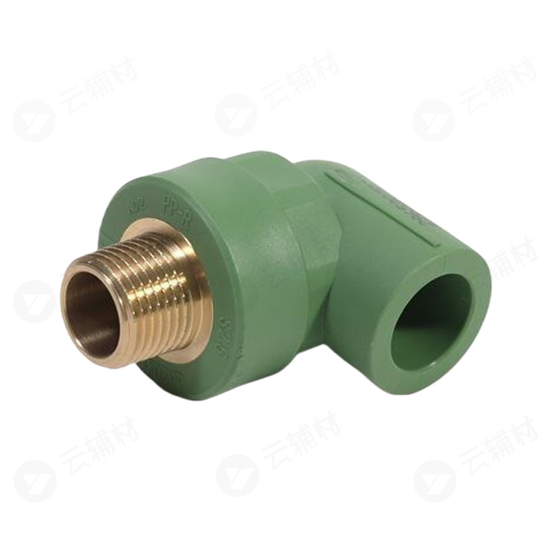 霍尼韦尔绿色PPR 外螺弯头25*1/2