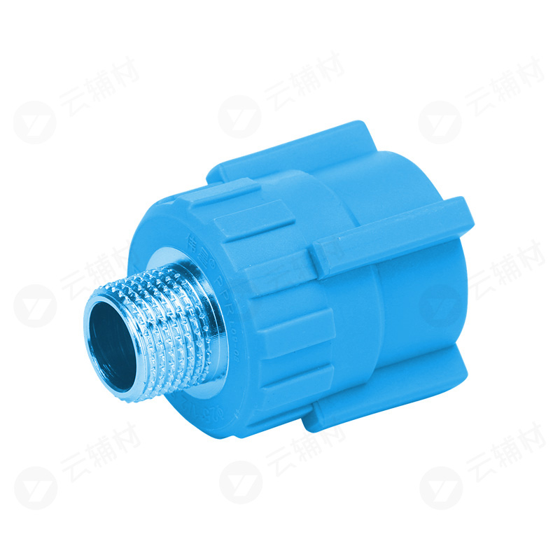 伟星天蓝色PPR 外螺接头25*1/2