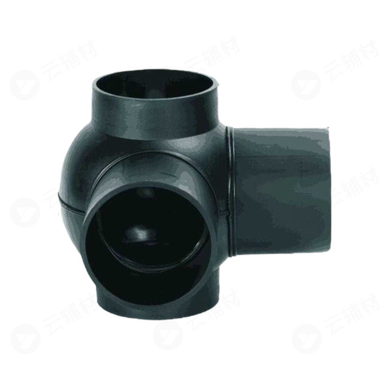 金牛HDPE排水用管件 侧向91.5°/90°球型二通
dn160/110（6个/箱)