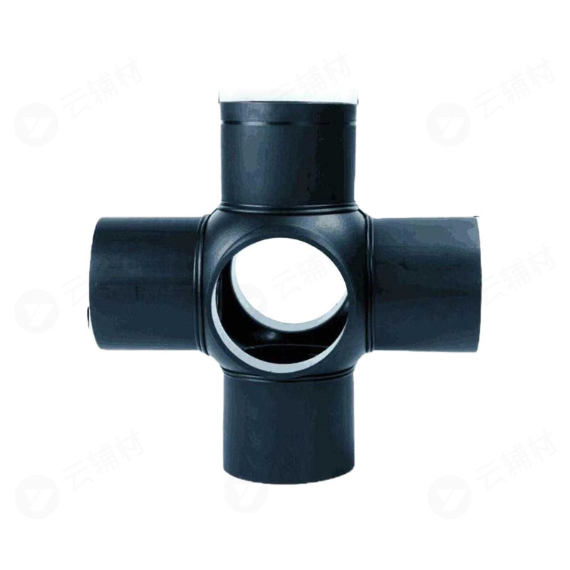 金牛HDPE排水用管件 侧向91.5°/90°
球型四通dn110/110（8个/箱)