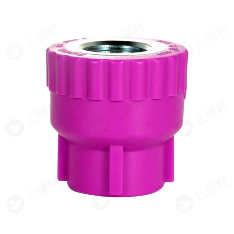 日丰紫色PPR管件 内螺直接20*1/2
