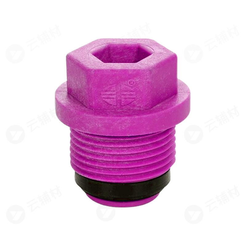 日丰紫色PPR管件 堵头25