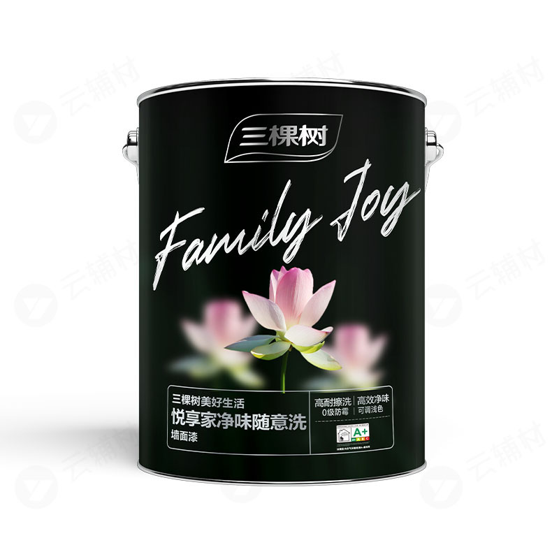 三棵树 悦享家净味随意洗墙面漆 5L