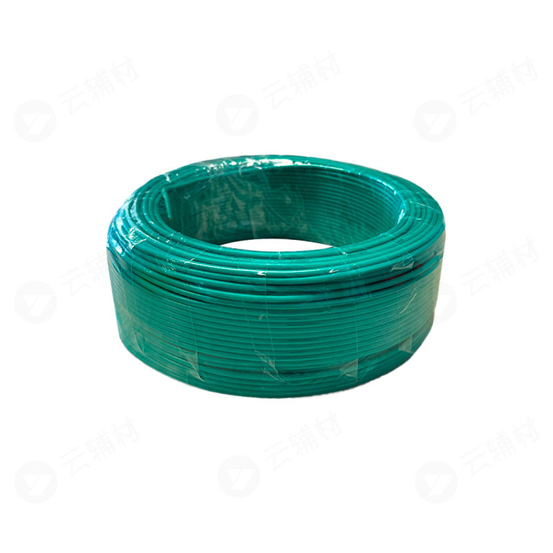 武汉二厂JZBV6.0^双层阻燃电线 绿色 100米