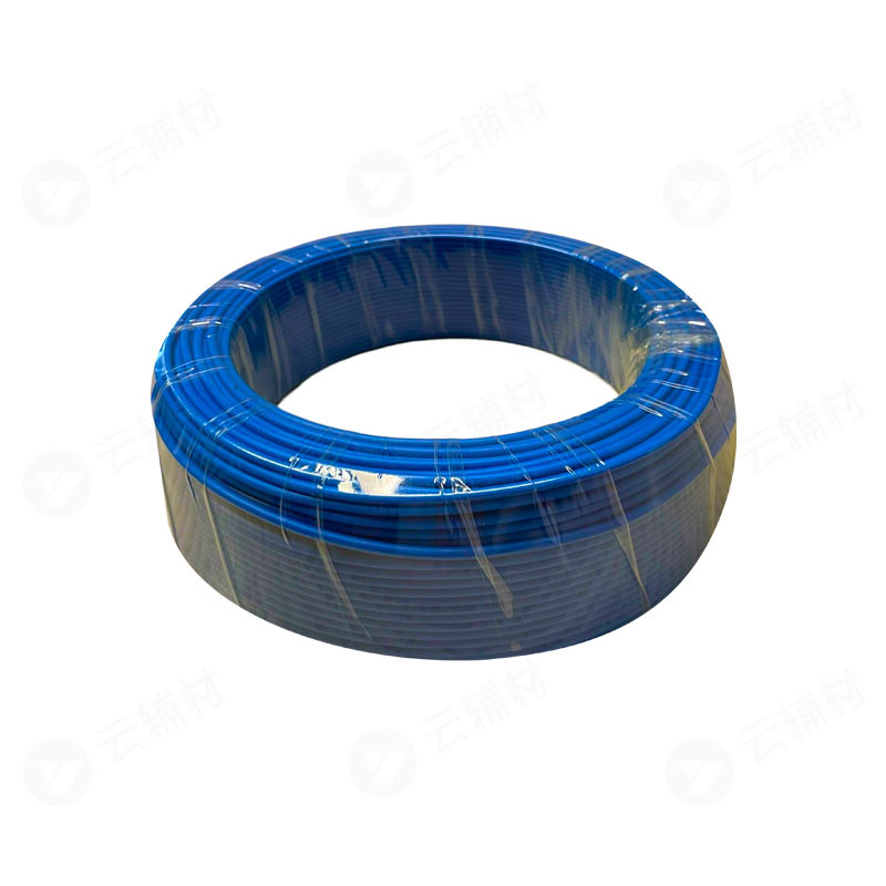 武汉二厂JZBVR10.0^双层阻燃电线 兰 100米