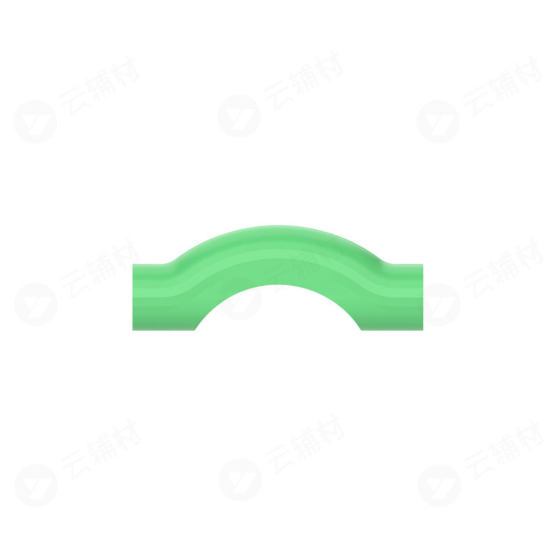 伟星绿色ppr水晶配件 过桥弯dn25